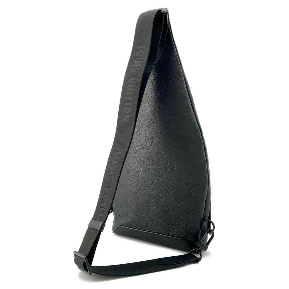 Louis Vuitton Duo Shadow Black Black Sling Bag Monogram Body